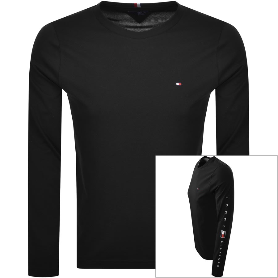 Alternative Image for ProductTommy Hilfiger Essential Long Sleeve T Shirt Black1